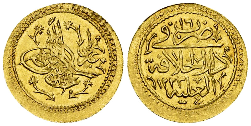 Mahmud II AV Surre Altin 1223/16 AH 

Ottoman Empire. Mahmud II (AH 1223-1255/...