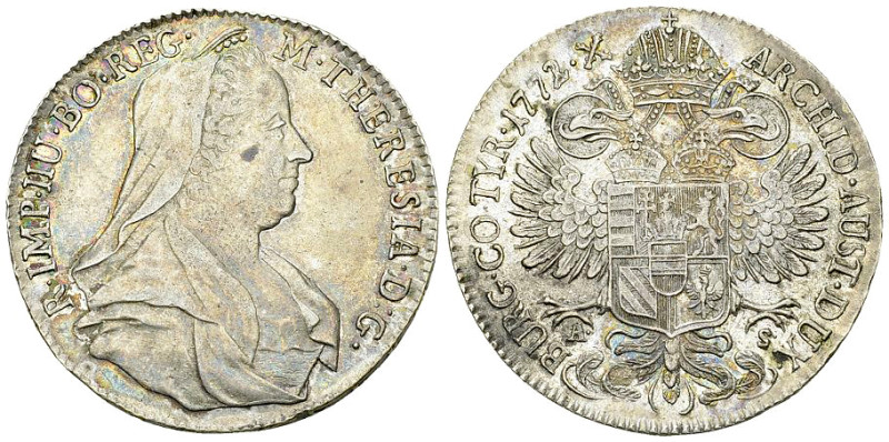 Maria Theresia, AR Halbtaler 1772, Hall 

RDR. Maria Theresia (1740-1780). AR ...