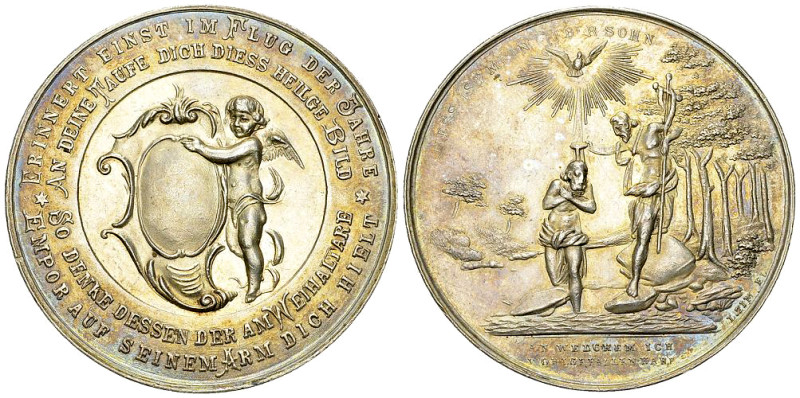 Wien, AR Taufmedaille o.J. (um 1900) 

Austria. Wien. AR Taufmedaille o.J. (um...