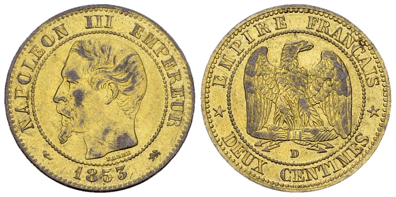 NapolÃ©on III, AE 2 Centimes 1853 D, Lyon 

France, second empire. NapolÃ©on I...