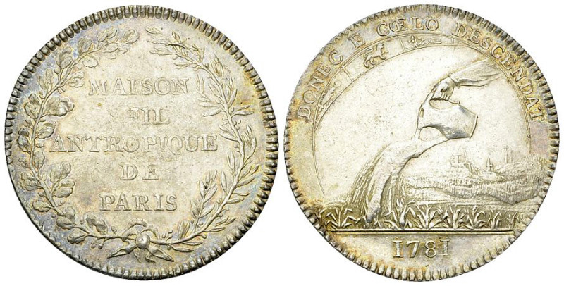 France, AR Jeton 1781 

France. AR Jeton 1781 (30 mm, 8.15 g), Maison de Phila...