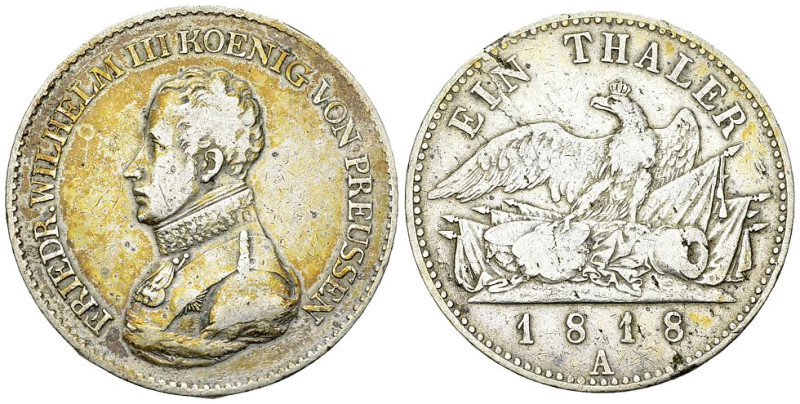 Preussen, AR Taler 1818 A 

Deutschland. Preussen. Friedrich Wilhelm III (1797...