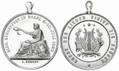 Basel, AL Medaille 1893, Eidg. SÃ¤ngerfest
