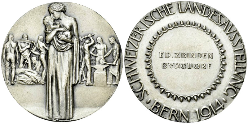 Bern, AR Medaille 1914, Schweiz. Landesausstellung 

Schweiz, Bern. Grosse AR ...