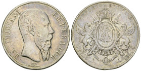 Maximilian I AR Peso 1867 Mo