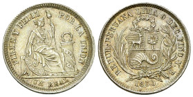 Peru AR Real 1860 YB