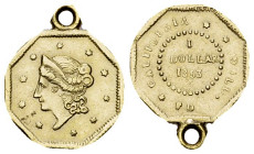 California AV 1 Dollar 1853