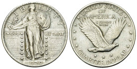 USA AR Quarter Dollar 1920