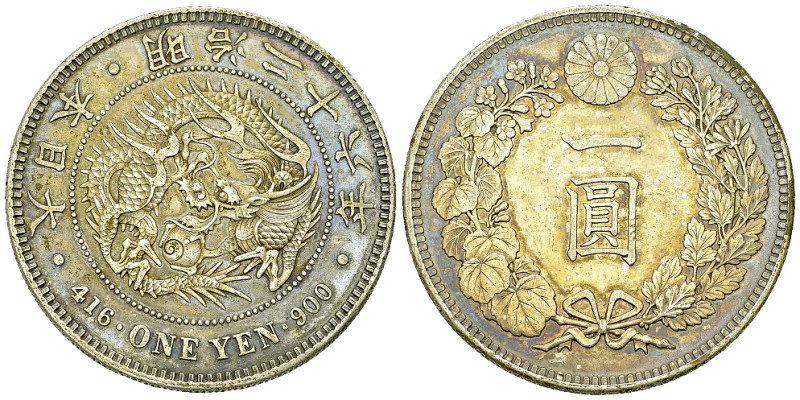 Japan AR Yen 1893 

Japan. AR Yen (38 mm, 26.93 g), year 26 = 1893.
 Y. A25.3...