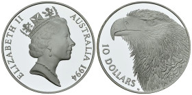 Australia AR 10 Dollars 1994, Eagle