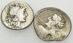 Roman Republic, Lot of 2 AR Denarii