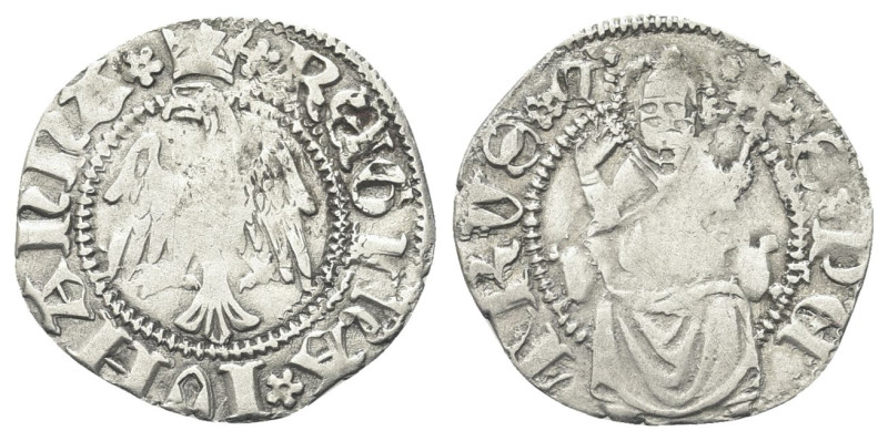 AQUILA (L’)
Giovanna II di Durazzo Regina, 1414-1435. 
Cella.
Ag gr. 0,94
Dr...