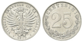 REGNO D’ITALIA
Vittorio Emanuele III, 1900-1943.
25 Centesimi 1903 Roma, Valore.
Ni 
Dr. Aquila araldica rivolta a s. stilizzata sormontata da cor...