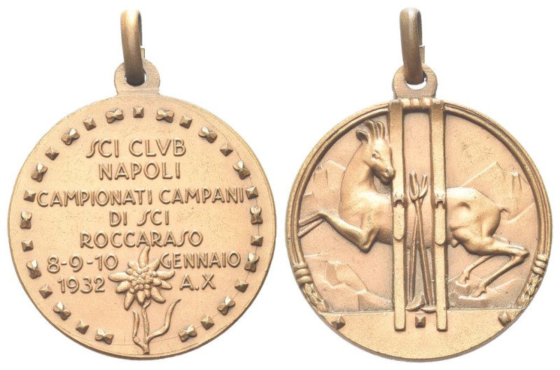 L’AQUILA
Ventennio Fascista, dal 1923 al 1943.
Medaglia 1932 a. X.
Æ gr. 12,7...