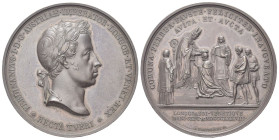 MILANO
Ferdinando I, Imperatore d'Austria e re del Lombardo-Veneto, 1835-1848.
Medaglia 1838 opus L. Manfredini.
Æ gr. 62,41 mm 52
Dr. FERDINANDVS...