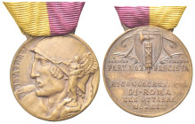 ROMA
Durante Vittorio Emanuele III, 1900-1946.
Medaglia 1922 (Segni di ribattitura al rv.).
Æ gr. 14,52 mm 32
Dr. ITALIA !(legenda con caratteri i...