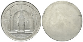 ROMA
Pio IX (Giovanni Maria Mastai Ferretti), 1846-1878.
Medaglia uniface di grande modulo 1851 opus N. Cerbara e G. Bianchi.
Æ argentato. gr. 309,...