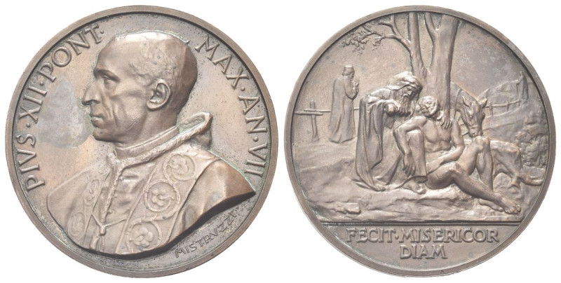 ROMA
Pio XII (Eugenio Pacelli), 1939-1958.
Medaglia 1945 a. VII opus A. Mistru...