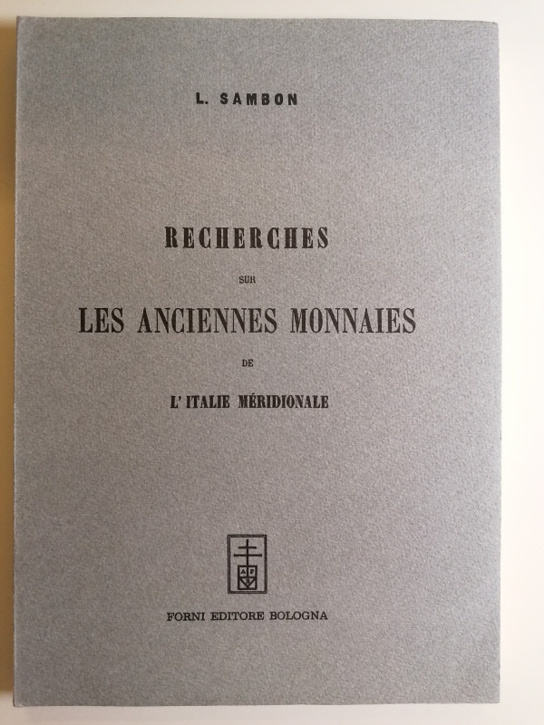 MAGNA GRECIA
L. Sambon 
Recherches sur les Anciennes Monnaies de l'italie Méri...