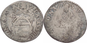 Stato Pontificio - Ancona - Paolo IV, Carafa (1555-1559) - giulio con San Paolo del II tipo - CNI 101 - 2,64 g - Ag

qBB

SPEDIZIONE SOLO IN ITALI...