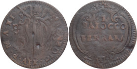 Ferrara - Benedetto XIV (Prospero Lamberti) 1740-1758 - Baiocco anno XI - gr. 8,50 - Cu - RARA - MIR 2646

B

SPEDIZIONE SOLO IN ITALIA - SHIPPING...