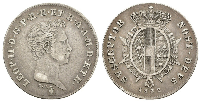 Granducato di Toscana - 1 Paolo 1832 - Leopoldo II (1824 - 1859) - I° tipo - zec...