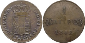 Firenze - Granducato di Toscana - Leopoldo II (1824-1859) - 1 Quattrino 1852 - Gig. 118 - Cu - gr, 0,90

BB 

SPEDIZIONE SOLO IN ITALIA - SHIPPING...