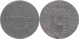 Firenze - Granducato di Toscana - Leopoldo II (1824-1859) Quattrino 1853 - Gig. 119 - Cu - gr. 0,94

SPEDIZIONE SOLO IN ITALIA - SHIPPING ONLY IN IT...