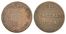 Granducato di Toscana - 1 Quattrino 1854 - Leopoldo II (1824-1859) - Cu. - Gr. 0,86 - Gig# 120

qBB

SPEDIZIONE SOLO IN ITALIA - SHIPPING ONLY IN ...