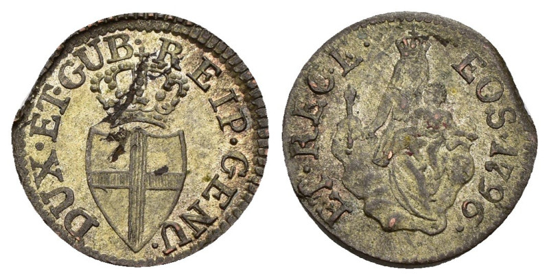 Genova - 8 Denari 1796 - Dogi Biennali III° fase (1637 - 1797) - Mi. - Gr. 0,95 ...