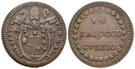 Stato Pontificio - Gubbio - Pio VI, Braschi (1775-1799) - baiocco - A XVII - Muntoni 359 CNI 11 - Cu - Nc

mBB

SPEDIZIONE SOLO IN ITALIA - SHIPPI...
