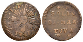 Mantova - 1 Soldo 1731 - Carlo VI d'Asburgo (1709 - 1740) - Gr. 2,47 - MIR# 756/1

BB/SPL

SPEDIZIONE SOLO IN ITALIA - SHIPPING ONLY IN ITALY