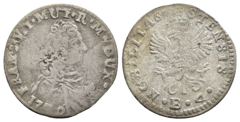 Modena - Francesco III d'Este (1737-1780) - 4 Bolognini 1739 - Mi - gr. 1,52 - C...