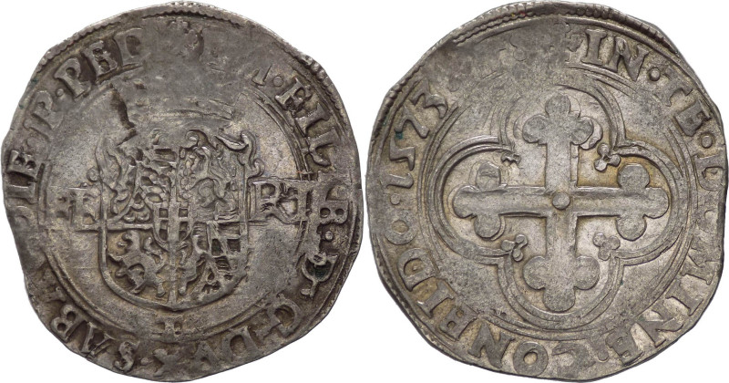 Savoia antichi - Torino - Emanuele Filiberto (1553-1580) - Bianco da 4 soldi 157...