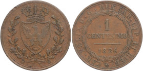 1 centesimo 1826 - Carlo Felice (1821 - 1831) - zecca di Genova - Cu - Gig. 111

BB+

SPEDIZIONE SOLO IN ITALIA - SHIPPING ONLY IN ITALY