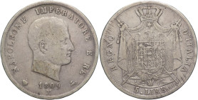 Milano - 5 lire 1809 - Napoleone I Re d'Italia (1805 - 1814) - II° tipo - Ag. - Gig. 104

BB

SPEDIZIONE SOLO IN ITALIA - SHIPPING ONLY IN ITALY