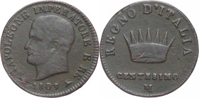 Milano - Napoleone I Re d'Italia (1805-1814) - 1 centesimo 1809 - Pag. 88 - Cu

mBB 

SPEDIZIONE SOLO IN ITALIA - SHIPPING ONLY IN ITALY