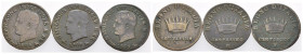 Napoleone Imperatore - lotto di 3 monete da 1 Centesimo 1809 - NC - Bologna e Venezia

MB+/qBB

SPEDIZIONE SOLO IN ITALIA - SHIPPING ONLY IN ITALY