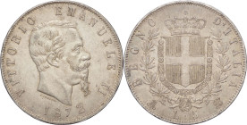 Regno d'Italia - Vittorio Emanuele II (1861-1878) - 5 lire 1872 Milano - Gig.44- Ag

BB/SPL

SPEDIZIONE SOLO IN ITALIA - SHIPPING ONLY IN ITALY