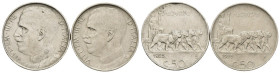 Regno d'Italia - Vittorio Emanuele III (1900-1943) - lotto di 2 monete da 50 centesimi 1925 C/ liscio e rigato - Ni

med. mBB 

SPEDIZIONE SOLO IN...