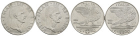 Regno d'Italia - Vittorio Emanuele III (1900-1943) - lotto di 2 monete da 50 centesimi 1939 XVII magnetico+antimagnetico - Ac 

med. SPL

SPEDIZIO...