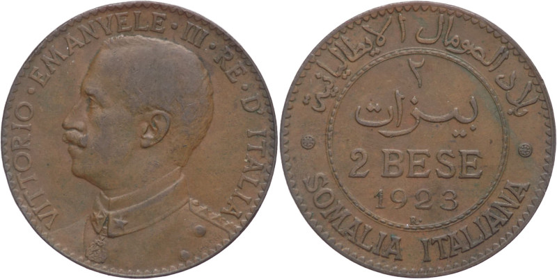 Somalia italiana - 2 bese 1923 - Vittorio Emanuele III (1900 - 1943) - zecca di ...