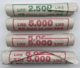 Repubblica Italiana - Lotto di 4 rotolini: due da 100 Lire 1991; uno da 100 Lire 1990; uno 50 Lire II° tipo 1990

FDC

SPEDIZIONE IN TUTTO IL MOND...