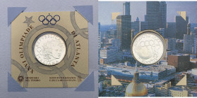 Repubblica Italiana - 1996 - Divisionale contenente moneta da Lire 1000 celebrativa della XXVI Atlanta - Ag.

FDC

SPEDIZIONE IN TUTTO IL MONDO - ...