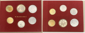 Città del Vaticano - Monetazione in lire - Giovanni Paolo II, Wojtyla (1978-2005) - set da 6 valori A I (1979) - metalli vari - in confezione original...