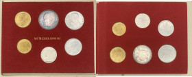 Città del Vaticano - Monetazione in lire - Giovanni Paolo II, Wojtyla (1978-2005) - set da 6 valori A II (1980) - metalli vari - in confezione origina...