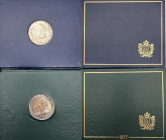 San Marino - Lotto di 2 monete da: 1000 lire "Brunelleschi" 1977 e 1000 lire "Tolstoy" 1978 - Ag - in folder di Zecca

FDC

SPEDIZIONE IN TUTTO IL...