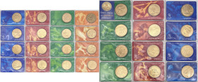 Australia - Collezione completa di 28 esemplari da 5 dollari celebrativi delle Olimpiadi di Sydney del 2000 - tutte in card coin e relativo album di r...