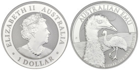 Australia - Elisabetta II (1952-2022) - 1 Dollaro 2022 "Australian Emu" - (1 oz) Ag .999

FS

SPEDIZIONE IN TUTTO IL MONDO - WORLDWIDE SHIPPING
