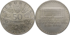 Austria - 50 Scellini 1966 - 150° Anniversario Banca Nazionale Austriaca - Ag. - KM# 2900 - graffio nel campo

qSPL

SPEDIZIONE IN TUTTO IL MONDO ...